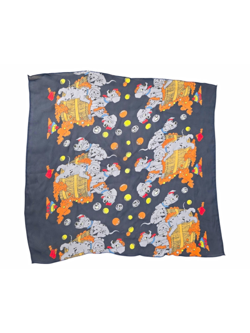Women's 101 Dalmatians Disney Satin Scarf Black/Multicolor kids